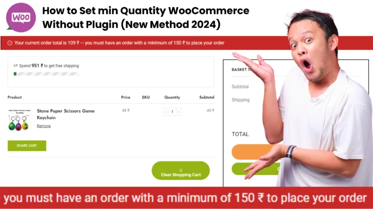 woocommerce minimum order